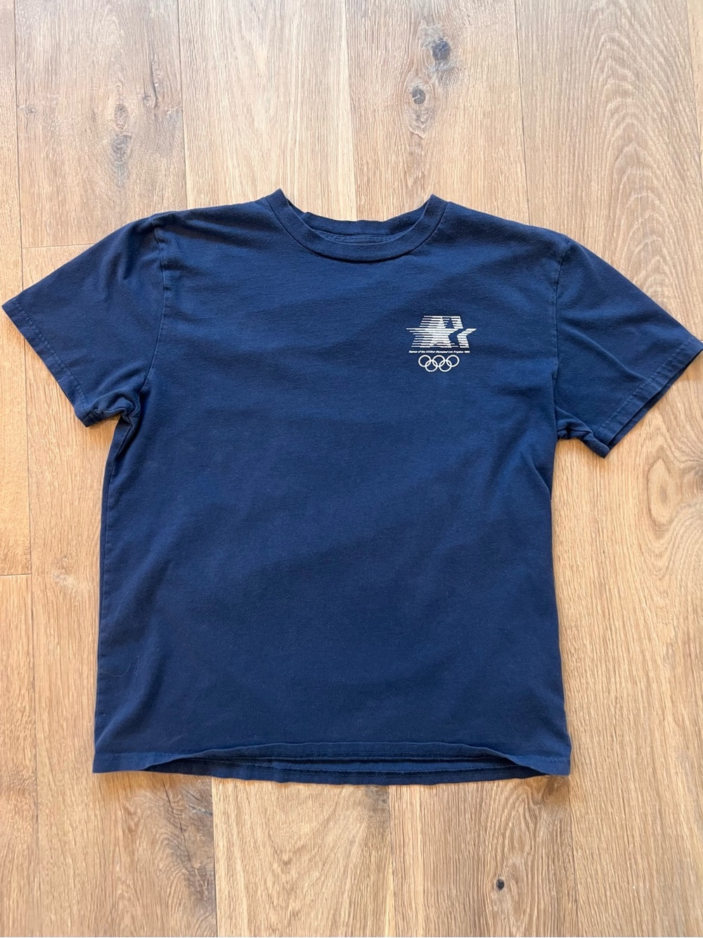 1984 Los Angeles Olympics Heritage T-Shirt Navy Men’s Medium Graphic LA84